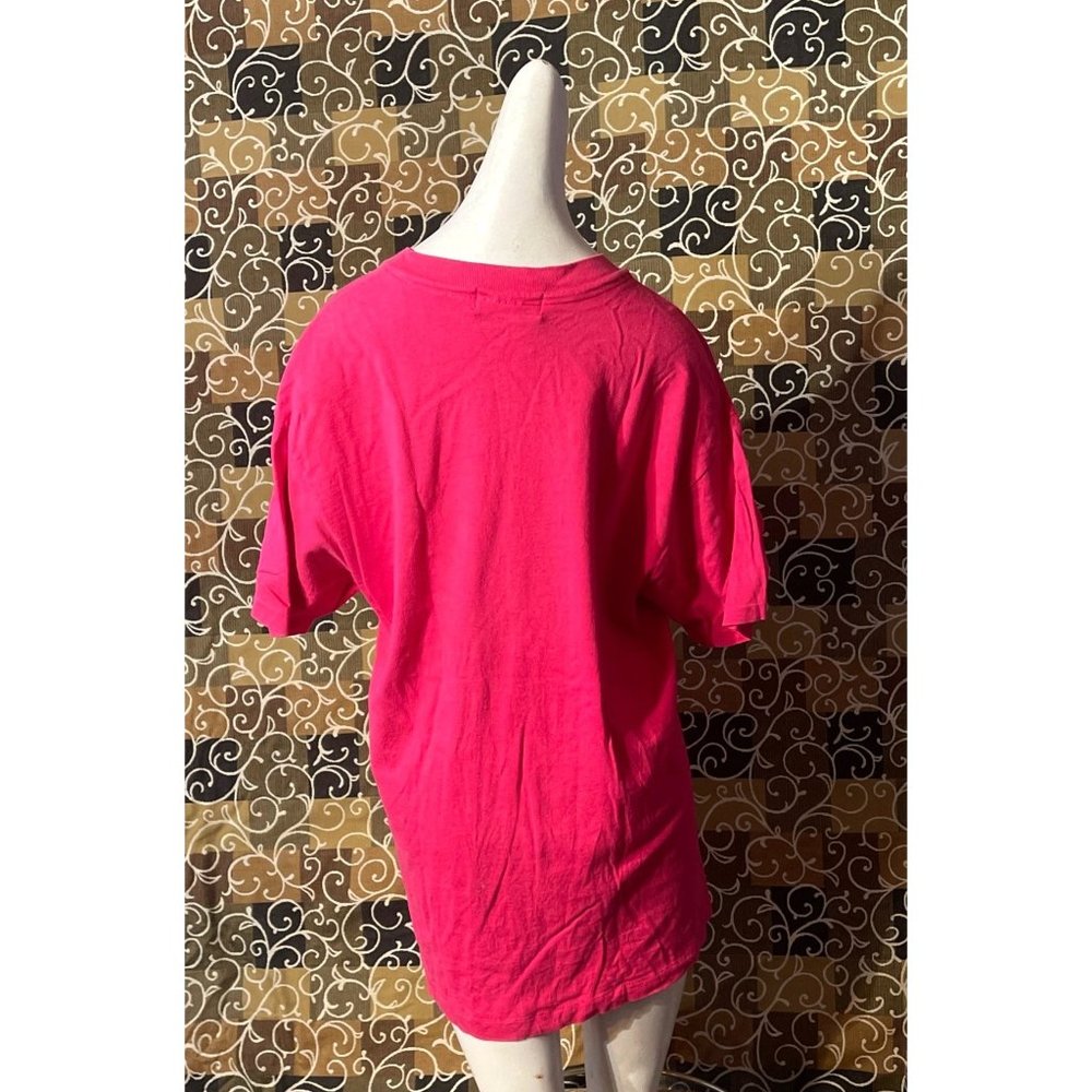 Vintage 90's Laurel Burch Women Spirit Pink Pride Graphic Print One Size T-Shirt - Picture 5 of 9